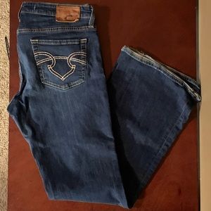 Big Star Denim Flare Jeans Sz 33L EUC